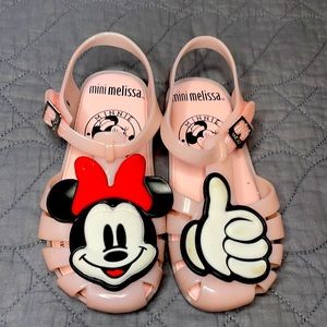 Minnie Mouse Minie Melissa Jelly Sandals, size 11